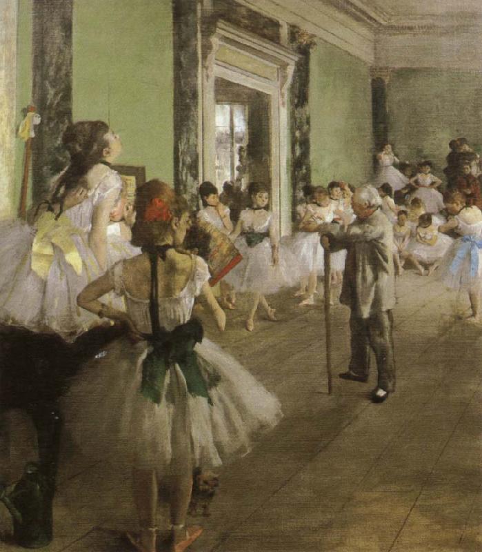 the dance class, Edgar Degas